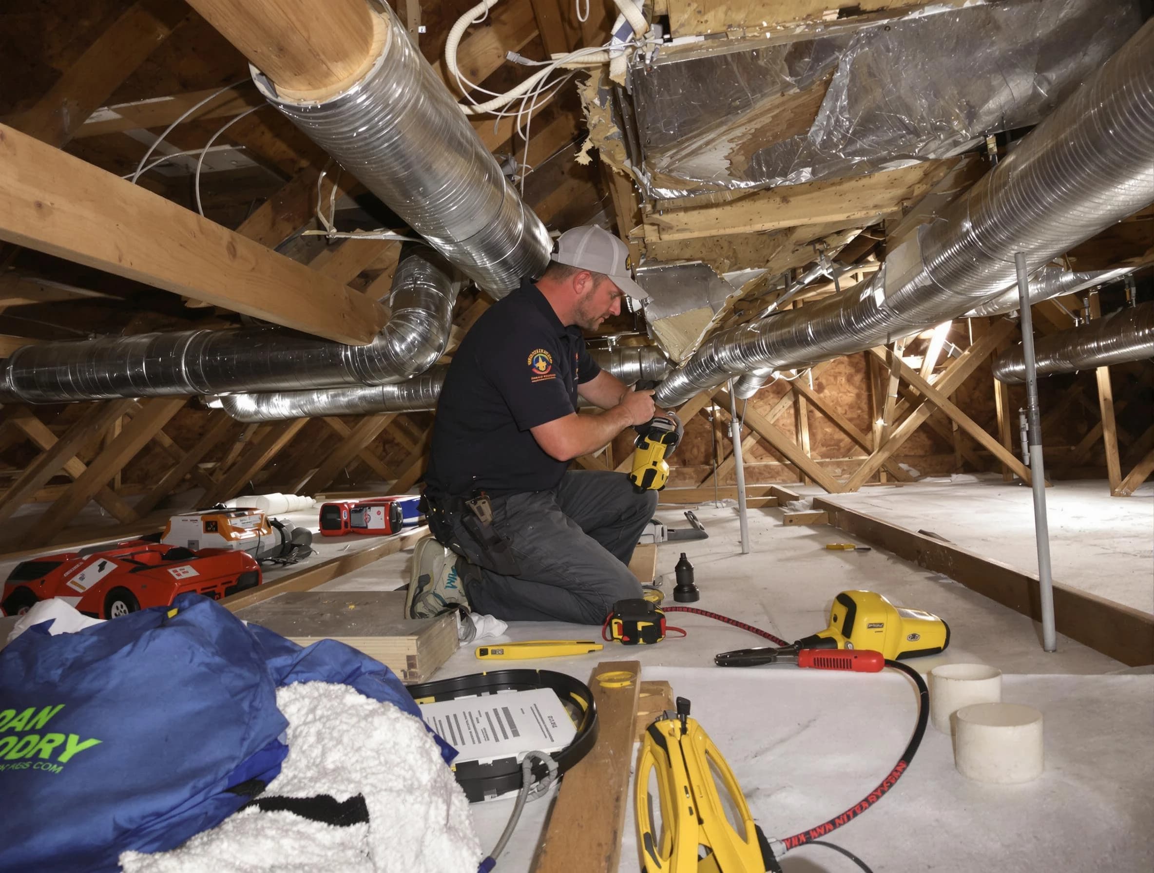 Professional air duct repair by Hopewell Air Duct Cleaning in Hopewell