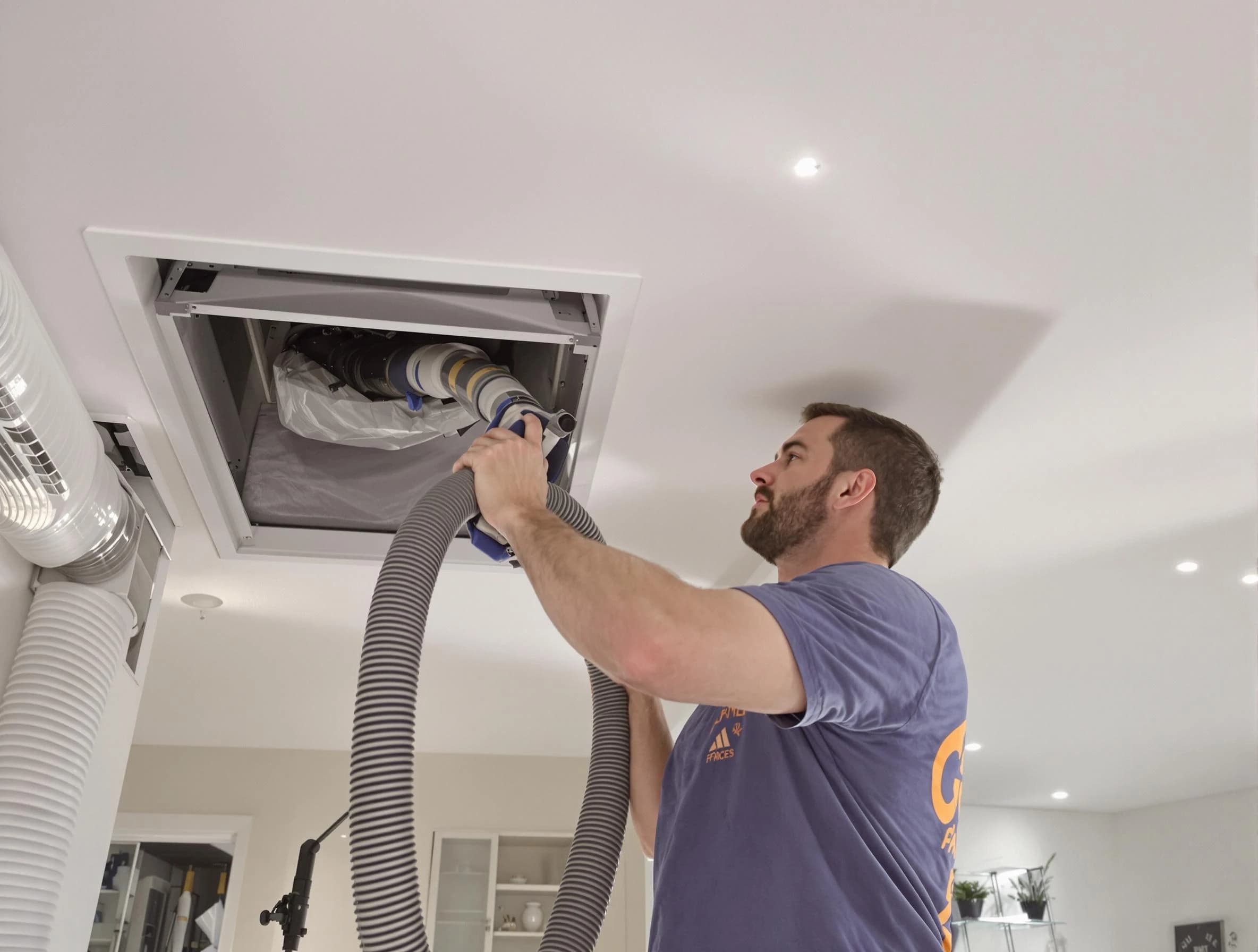 Precision indoor duct cleaning by Hopewell Air Duct Cleaning in Hopewell