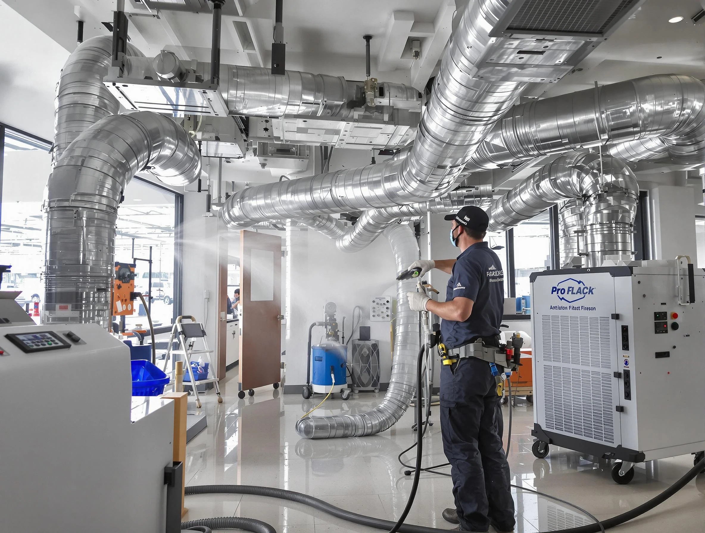 Negative Pressure Air Duct Cleaning in Hopewell