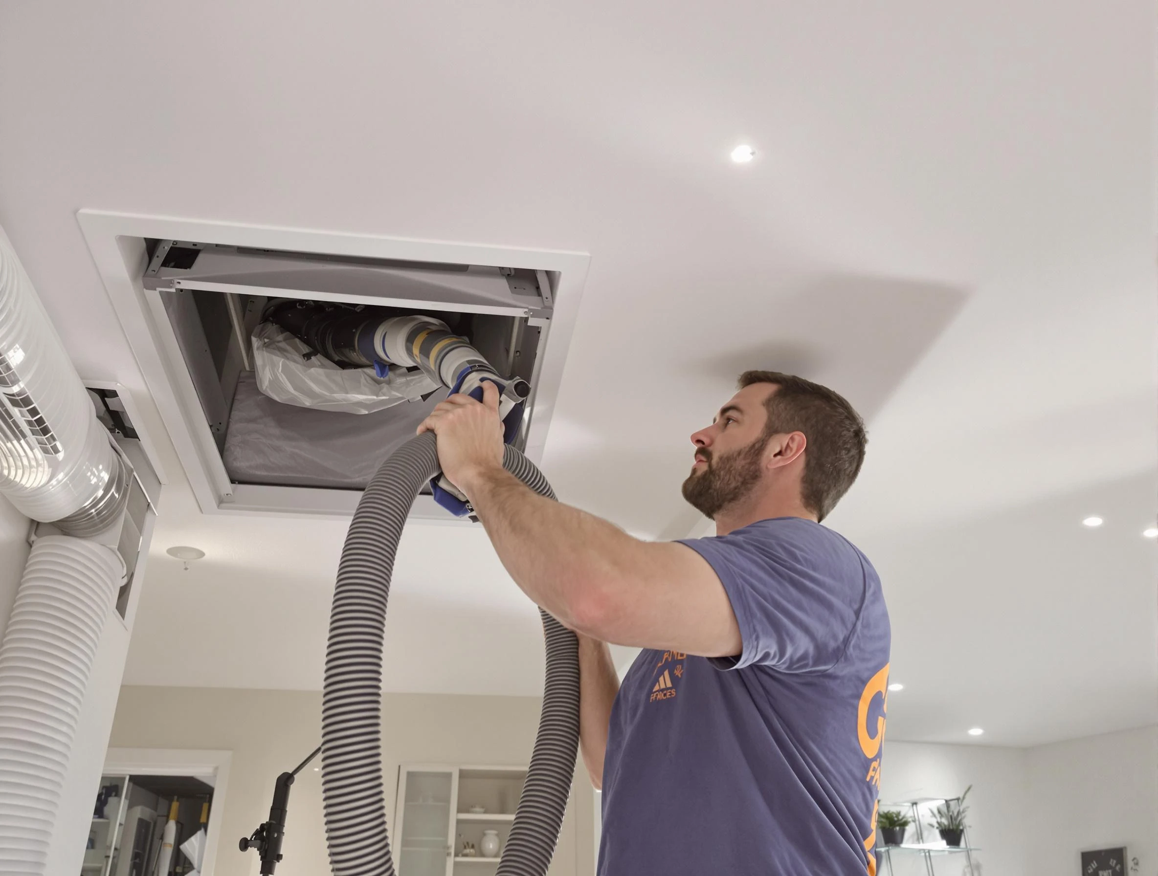 Precision indoor duct cleaning by Hopewell Air Duct Cleaning in Hopewell